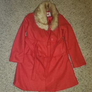 Janie and Jack red coat